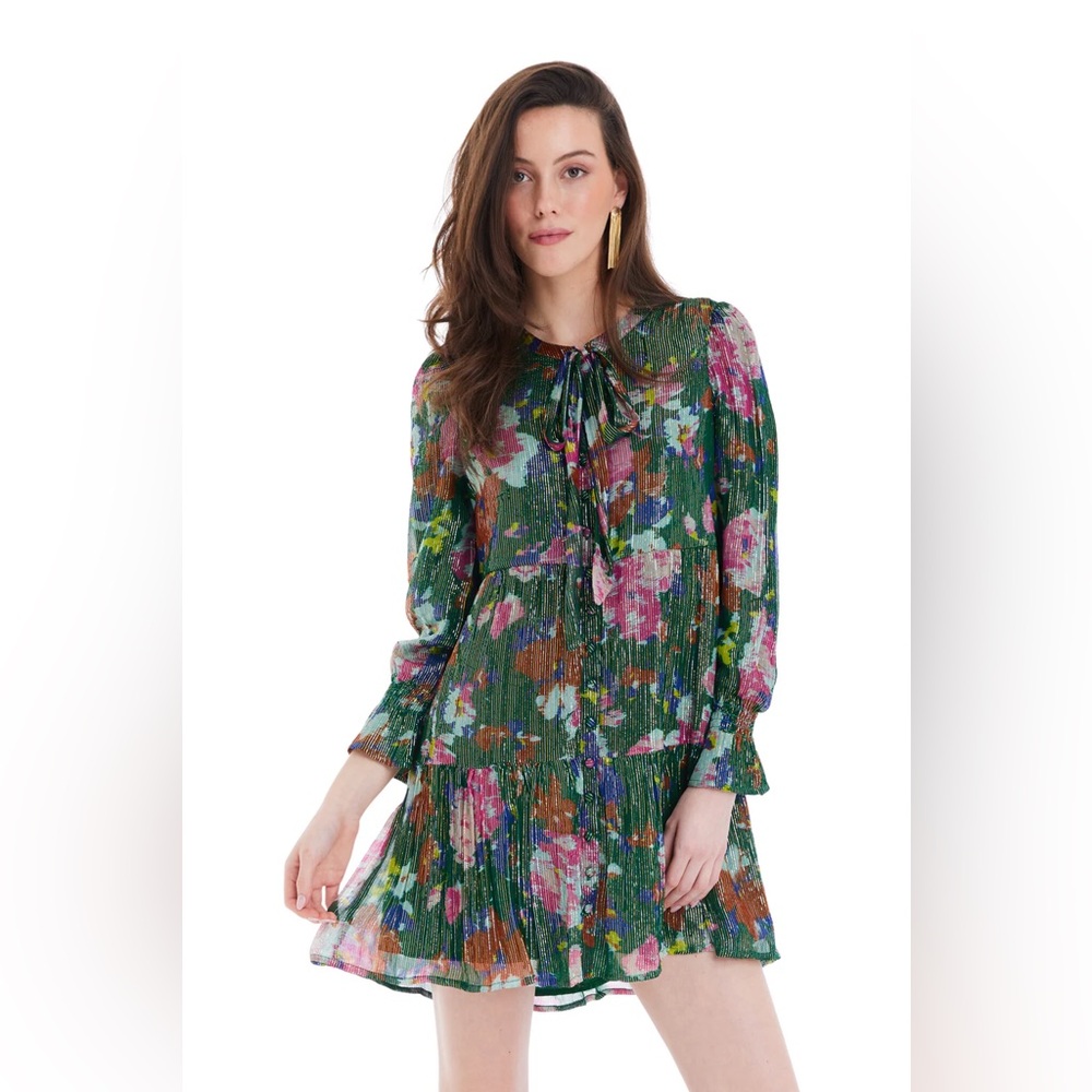 Julius Mini Dress in Poppy Print